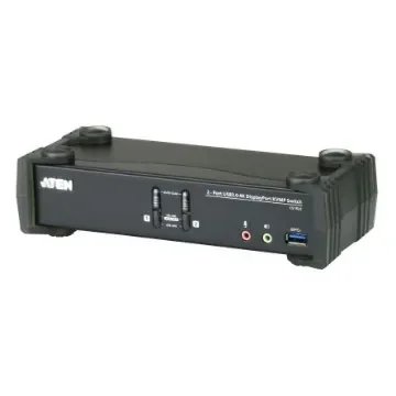 Aten 2 Port USB DisplayPort KVM Switch, Stereo 4096 x 2160 Maximum Resolution - CS1922 product image