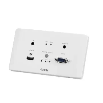 Aten 2 Port HDMI, VGA over CAT 6 Extender 100m, 4096 x 2160 Maximum Resolution - VE2812AEUT product image