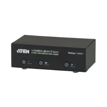 Aten 2 Port 2 Input 1 Output HDBase T Switch 1920 x 1440 - VS0201 product image