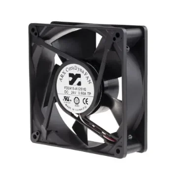 ARX CeraDyna Series Axial Fan, 24 V dc, DC Operation, 333m³/h, 20.4W, 1.7A Max, 127 x 127 x 38mm - FD2413-A1251G2AL product image
