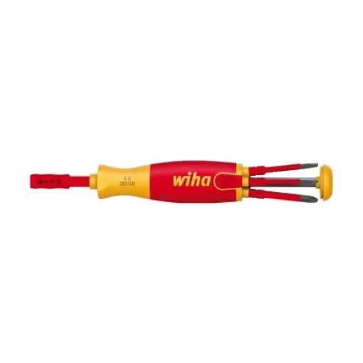 Wiha Phillips, Pozidriv, Slotted Bit Holder Screwdriver, 6-Piece - 38613 product image