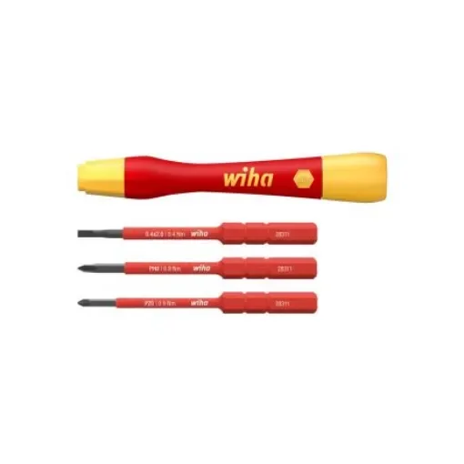 Wiha Phillips, Pozidriv, Slotted Screwdriver Set, 3-Piece - 43167 product image