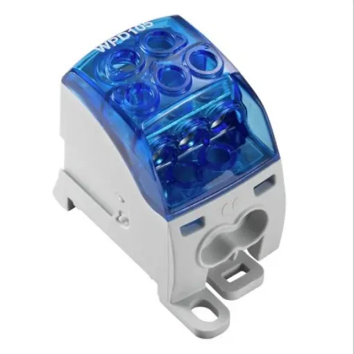 Weidmüller 2518540000 WPD Series Blue, 1-Level, Screw Termination, ATEX, IECEx product image