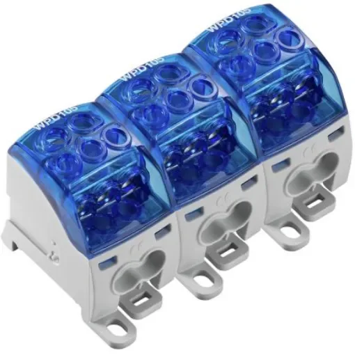 Weidmüller WPD Series Blue, 1-Level, Screw Termination, ATEX, IECEx - 2521770000 product image