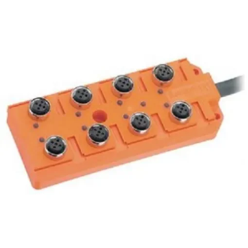 Lumberg Automation 111 Series Sensor Box, M12, 5m cable, 8 way, 8 port - 11167 product image