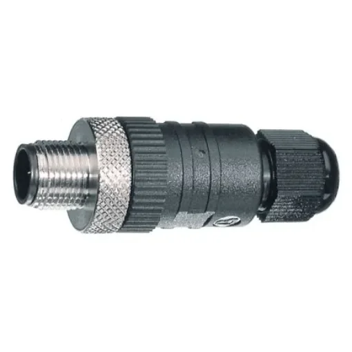 Lumberg Automation Connector, 8 Contacts, Cable Mount, M12 Connector, Plug, Male, IP65, 44 Series - 44971 product image