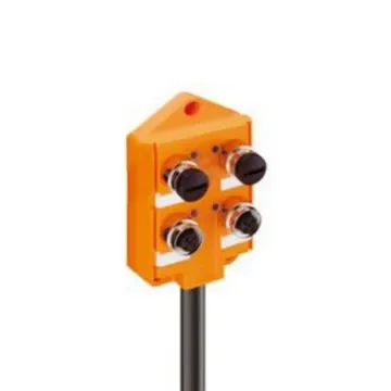 Lumberg Automation 606 Series Sensor Box, M12, 5m cable, 4 way, 4 port - 60644 product image