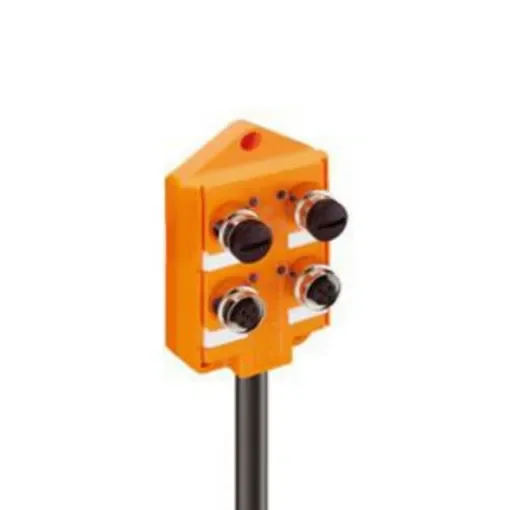 Lumberg Automation 606 Series Sensor Box, M12, 5m cable, 4 way, 4 port - 60644 product image