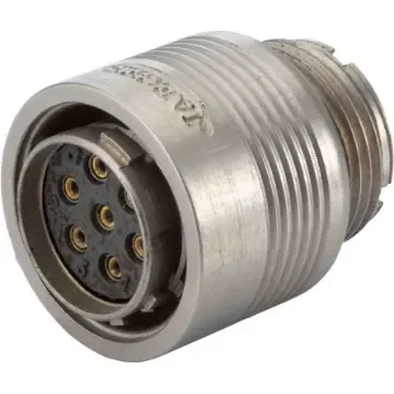 Jaeger Circular Connector, 7 Contacts, Cable Mount, Miniature Connector, Socket, Female, IP65, 5302 Series - 5302 720 06 product image