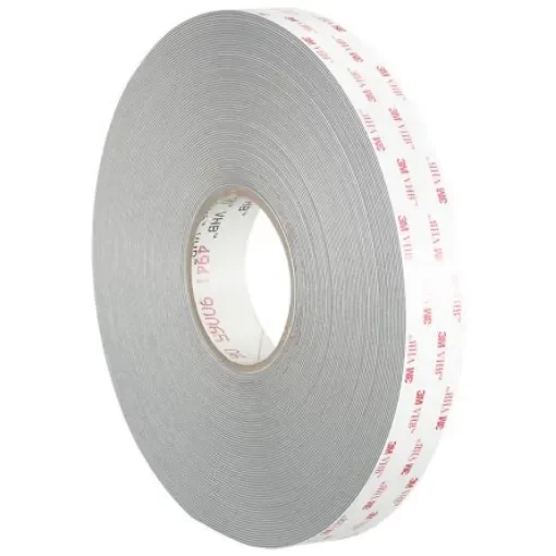 3M 4941, 700007 Grey Foam Tape, 12.0mm x 33.0m, 1.10mm Thick - 7000072415 product image