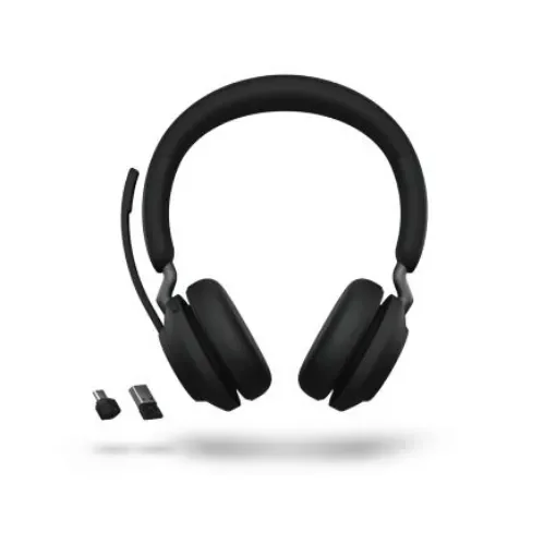 Jabra EVOLVE2 65 Black Wireless Bluetooth On Ear Headset - 26599-999-899 product image