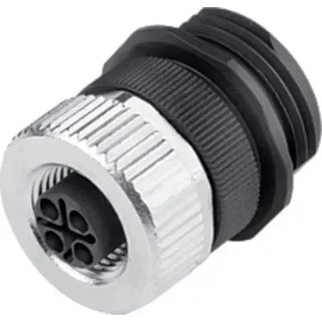Lapp Industrial Circular Connectors, 4 Contacts, Panel Mount, M12 Connector, Plug, Male, IP68, POWER M12 Series - 44423146 product image
