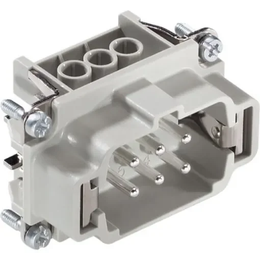 Lapp Connector, 7 Way, 16A, Male, H-BE 6, 500 V - 75009635 product image