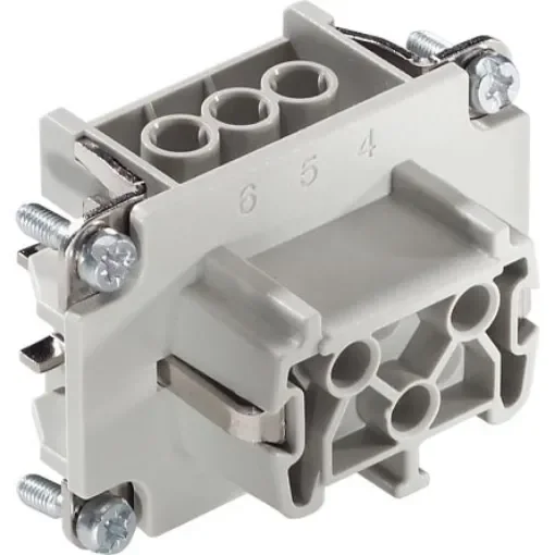 Lapp Connector, 7 Way, 16A, Female, H-BE 6, 500 V - 75009637 product image