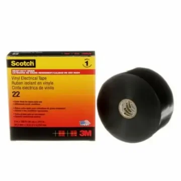3M Scotch Black PVC Electrical Tape, 50mm x 33m - 7000031346 product image