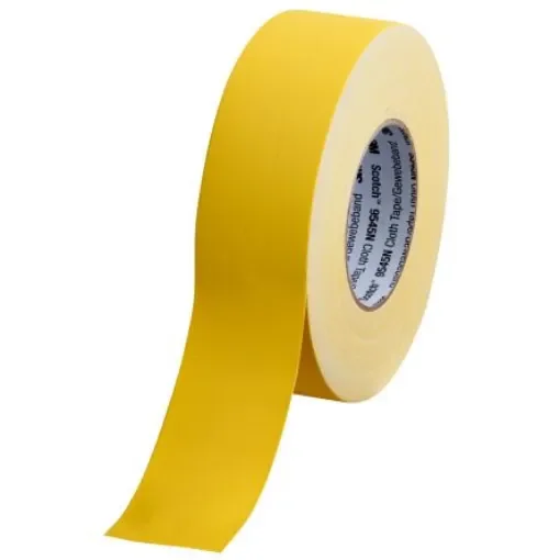 3M Scotch 9545N Cloth Tape, 50m x 50mm, Yellow - 7000062744 product image