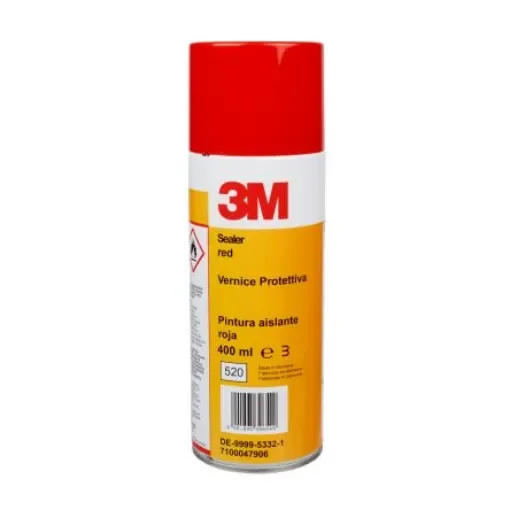 3M Red Acrylic Resin Conformal Coating, 400 ml Spray, +120°C max - 7000063481 product image