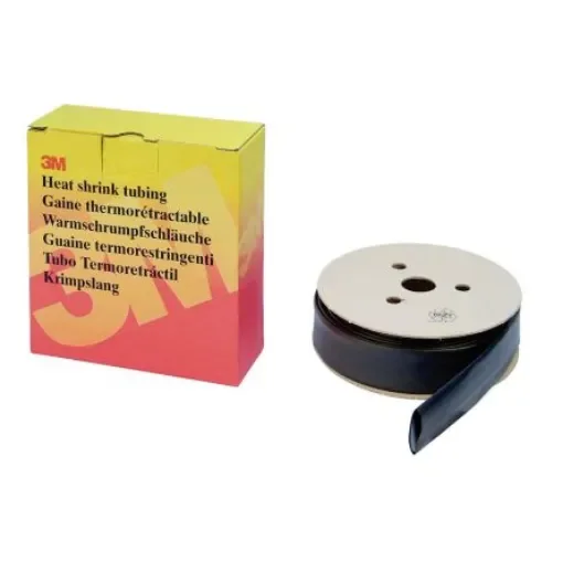 3M Adhesive Lined Heat Shrink Tube, Black 4.8mm Sleeve Dia. x 10m Length 0.0840277777777778 Ratio, HSR Series - 7000099049 product image