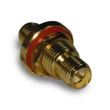 Amphenol RF Straight SMA Connector SMA Jack to SMA Plug 18GHz - 132170-10RP-RP product image