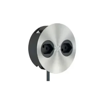 B3 Cable Solutions Silver 2 Gang Plug Socket - 931.008 product image