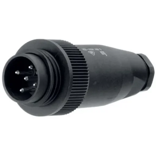 binder Connector, 5 Contacts, Cable Mount, 12mm Connector, Plug, Male, IP65, 694 Series - 99 0709 00 05 product image