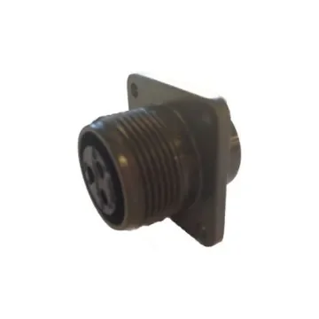 Amphenol Industrial, DS310 Panel Mount MIL Spec Circular Connector Socket, Socket Contacts, Threaded, MIL-DTL-5015 - DS3102E 24-28S product image