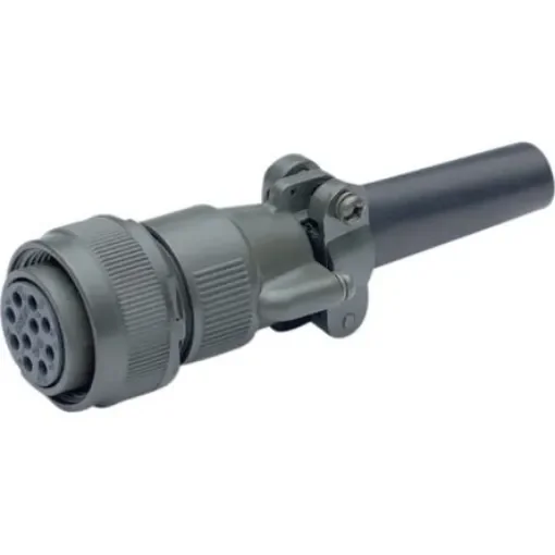 Amphenol Industrial, DS310 Cable Mount MIL Spec Circular Connector Socket, Socket Contacts, Threaded, MIL-DTL-5015 - DS3106F 18-8S(+B) product image