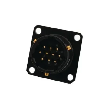 Amphenol Industrial, 62IN Panel Mount MIL Spec Circular Connector Plug, Pin Contacts, Bayonet, MIL-DTL-26482 - 62IN 12E 14 19P 624 product image