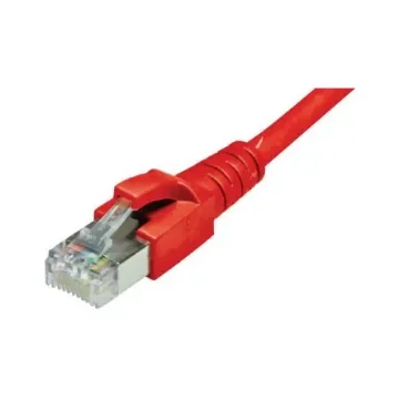 Dätwyler Cables6536, 3m Cat6a, Red RJ45 to Male RJ45 Male, Shielded LSZH Sheath - 65366200DY product image