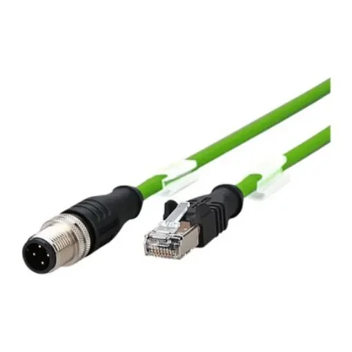 Metz Connect Straight Male 4 way M12 to Straight Male 0 way RJ45 Sensor Cable, 1m - 142M4D15010 product image