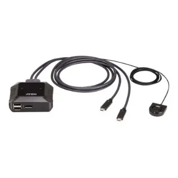 Aten 9 Port USB DisplayPort KVM Switch, 4096 x 2160 Maximum Resolution - US3312-AT product image