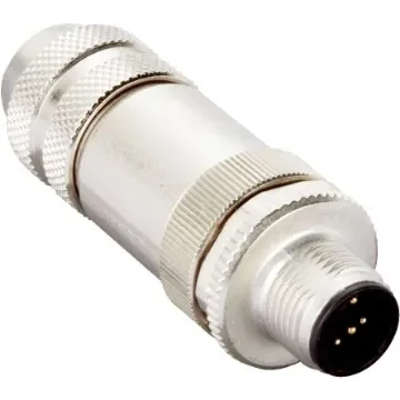 SICK Circular Connector, 4 Contacts, Cable Mount, M12 Connector, Plug, Male, IP67, STE Series - STE-1204-GE01 product image