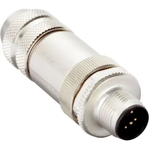 SICK Circular Connector, 4 Contacts, Cable Mount, M12 Connector, Plug, Male, IP67, STE Series - STE-1204-GE01 product image
