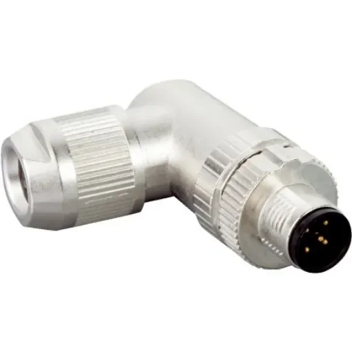 SICK Circular Connector, 4 Contacts, Cable Mount, M12 Connector, Plug, Male, IP67, STE Series - STE-1204-WZ product image