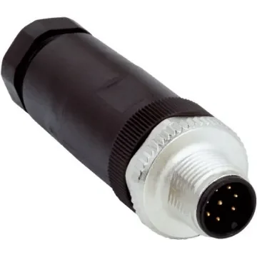 SICK Circular Connector, 8 Contacts, Cable Mount, M12 Connector, Plug, Male, IP67, STE Series - STE-1208-G product image
