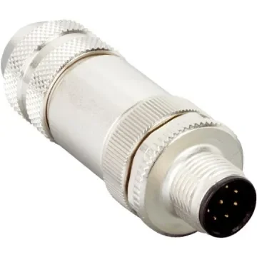 SICK Circular Connector, 8 Contacts, Cable Mount, M12 Connector, Plug, Male, IP67, STE Series - STE-1208-GA product image