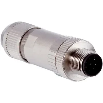 SICK Circular Connector, 8 Contacts, Cable Mount, M12 Connector, Plug, Male, IP67, STE Series - STE-1208-GA01 product image