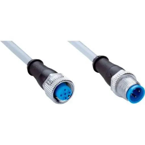 SICK Straight Female 4 way M12 to Straight Male 4 way M12 Connector & Cable, 10m - YF2A14-100VB3M2A14 product image