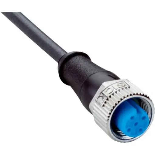 SICK Straight Female 5 way M12 to Unterminated Connector & Cable, 10m - YF2A25-100UB6XLEAX product image