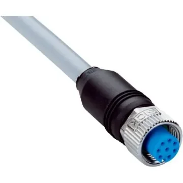 SICK Straight Female 8 way M12 to Unterminated Connector & Cable, 10m - YF2A28-100VA6XLEAX product image