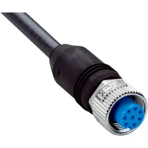 SICK Straight Female 8 way M12 to Unterminated Connector & Cable, 15m - YF2A28-150UA6XLEAX product image