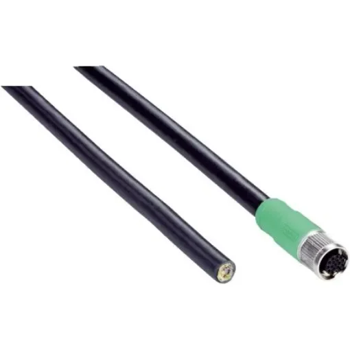SICK Straight Female 17 way M12 to Unterminated Connector & Cable, 5m - YF2A2D-050UV1XLEAX product image