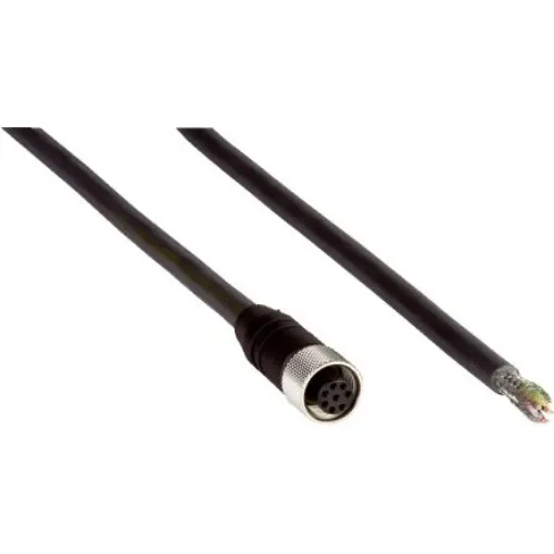 SICK Straight Female 8 way M12 to Unterminated Connector & Cable, 10m - YF2A68-100XXXXLEAX product image