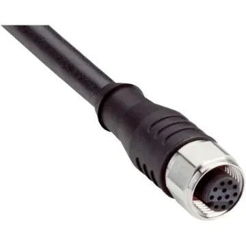 SICK Straight Female 12 way M12 to Straight Male Unterminated Connector & Cable, 10m - YF2A6B-100XXXXLEAX product image