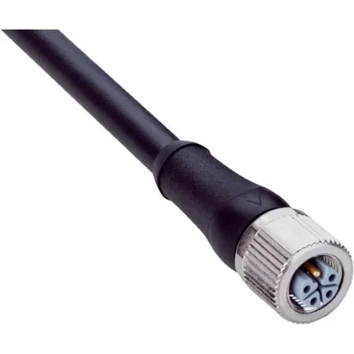 SICK Straight Female 5 way M12 to Straight Unterminated Connector & Cable, 10m - YF2L15-100UH1XLEAX product image