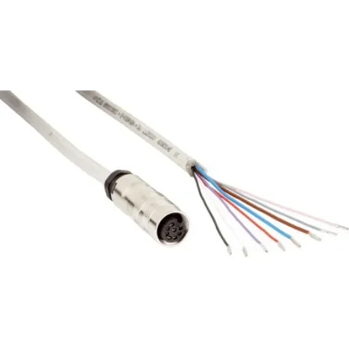 SICK Straight Female 8 way M16 to Unterminated Connector & Cable, 5m - YF2Z18-050XXXXLEBX product image