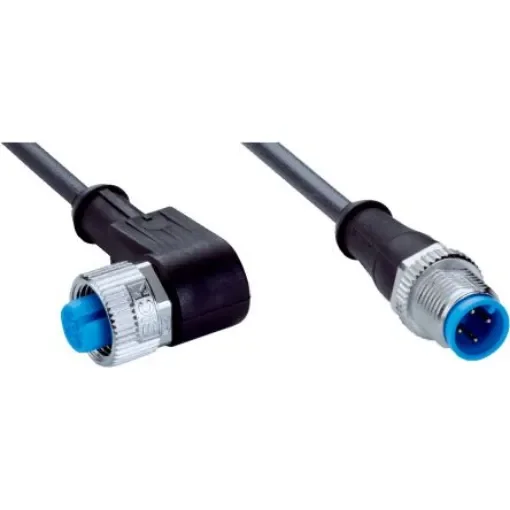 SICK Straight Female 4 way M12 to Straight Male 4 way M12 Connector & Cable, 5m - YG2A14-050UB3M2A14 product image