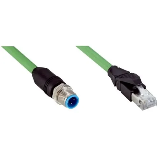 SICK Straight Male 4 way M12 to Male 4 way RJ45 Connector & Cable, 25m - YM2D24-250PN1MRJA4 product image