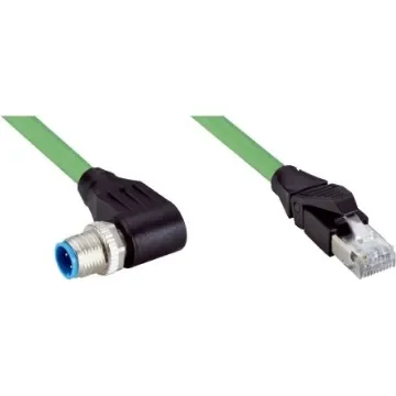 SICK Straight Male 4 way M12 to Straight Male 4 way RJ45 Connector & Cable, 2m - YN2D24-020PN1MRJA4 product image