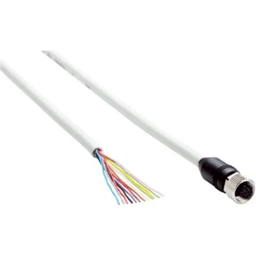 SICK Straight Female 12 way M12 to Unterminated Connector & Cable, 2m - DOL-1212-G02MA product image